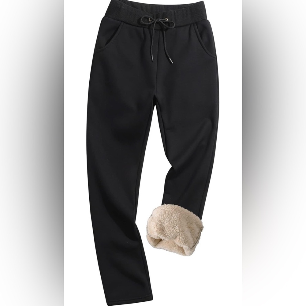 Flygo Outdoor Winter Heated Cotton Pants Size XL Black NWT Super Warm Thermal A